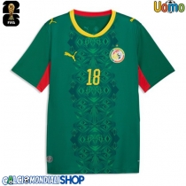 Maglie da calcio Senegal Ismaila Sarr #18 Seconda Maglia Mondiali 2026  Manica Corta